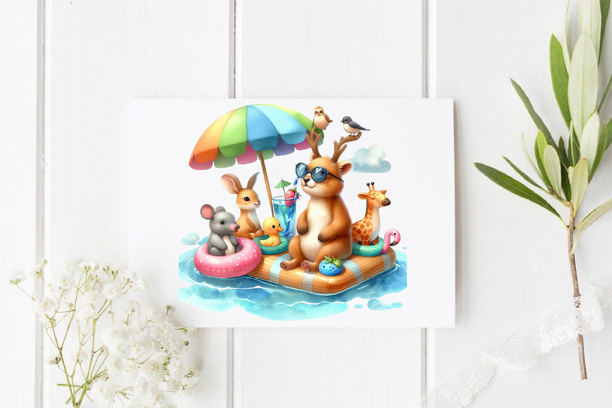 Summer Animals on Float Sublimation, a Graphic by CitraGraphics (Photo 6 of 6)