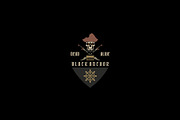 Skull Pirate Badge Logo Set, a Branding & Logo Template by Artnivora.Std (Thumbnail 4 of 6)