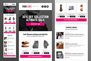 Email Newsletter for Ecommerce PSD, an Email Template by Better Be a Designer (Thumbnail 3 of 4)