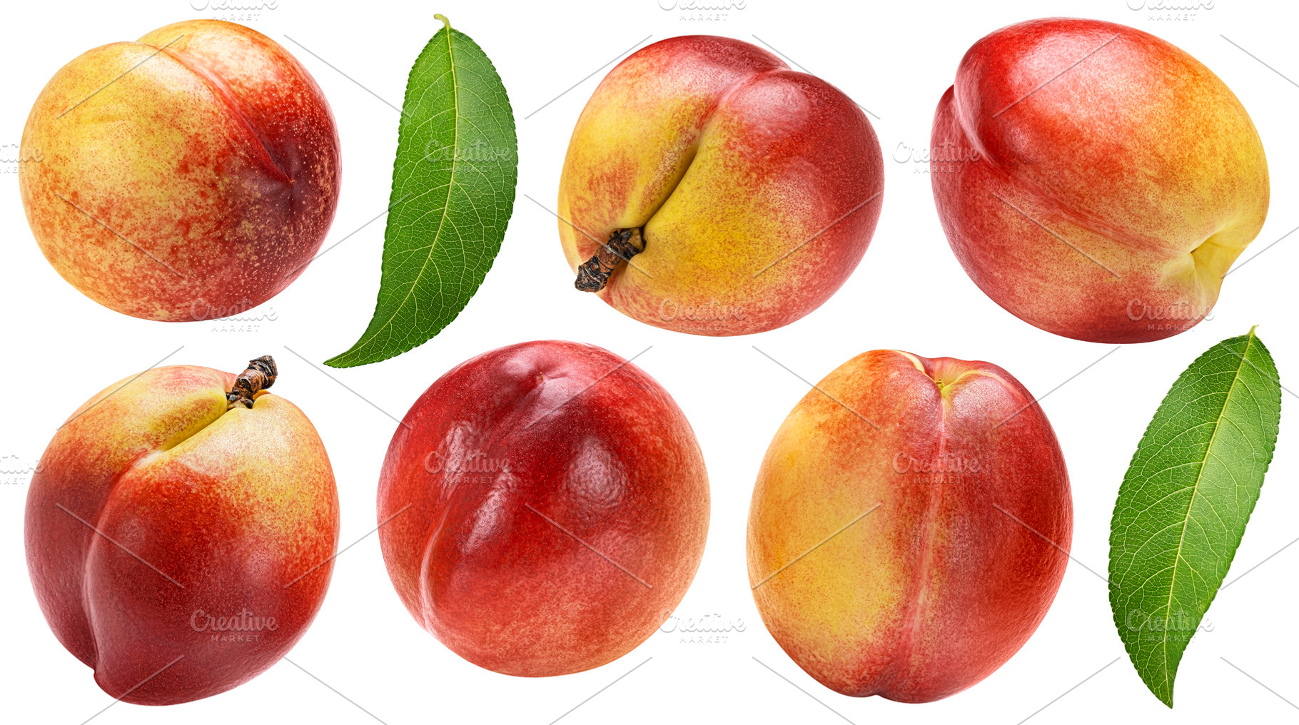 Peach isolated on white background, a Food & Drink Photo by Max Lashcheuski
