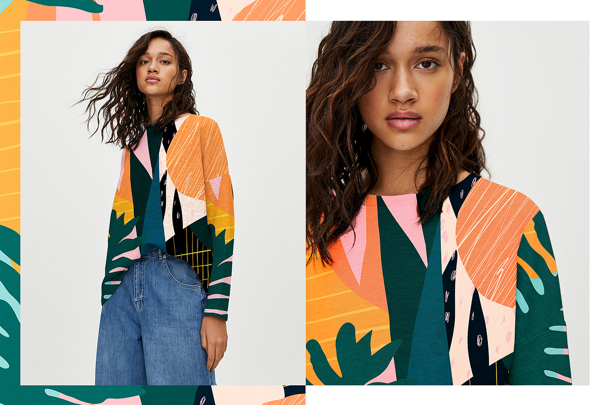Funky flowers, a Pattern Graphic by Nicetoseeya (Photo 3 of 8)