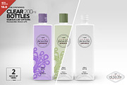 Clear 200ml PET Bottles Mockup, a Packaging Mockup by INCDesign (Thumbnail 1 of 10)