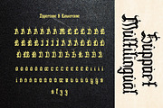 Deaths Hallows- Medieval Blackletter, a Blackletter Font by Dhabee (Thumbnail 12 of 17)