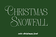 Christmas Snowfall, a Handwritten Font by Design House (Thumbnail 1 of 3)