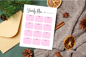 Yearly Planner Template