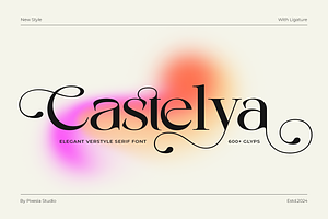 Castelya - Classic Luxury Serif Font