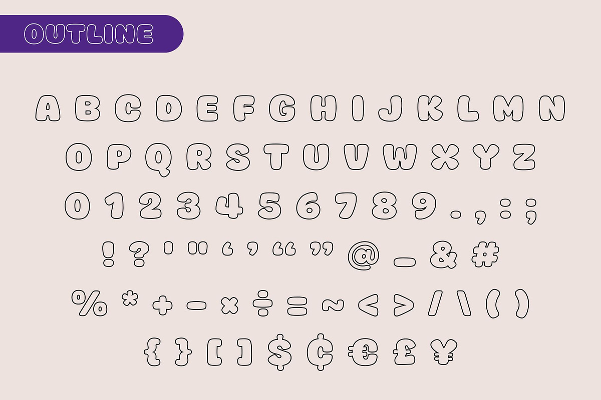 Fox Tricksy: 5 Font Styles, a Symbol Font by Fox7 By Rattana (Photo 12 of 14)