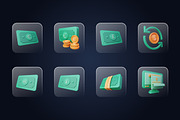 Money 3D Icons Set, an Object 3D Model by Kmg Design (Thumbnail 3 of 5)