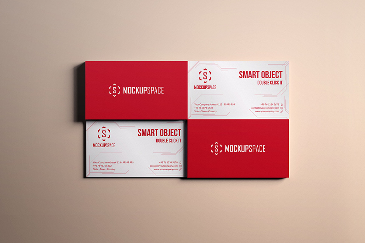 Elegant Business Cards Mock-up, a Product Mockup by MockupSpace (Photo 3 of 12)