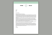 One Page Resume Template + CL, a Resume Template by Scribbled Napkin Design (Thumbnail 3 of 3)