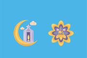 Golden Hijri Illustration Set, an Object Illustration by studiogstock (Thumbnail 2 of 5)