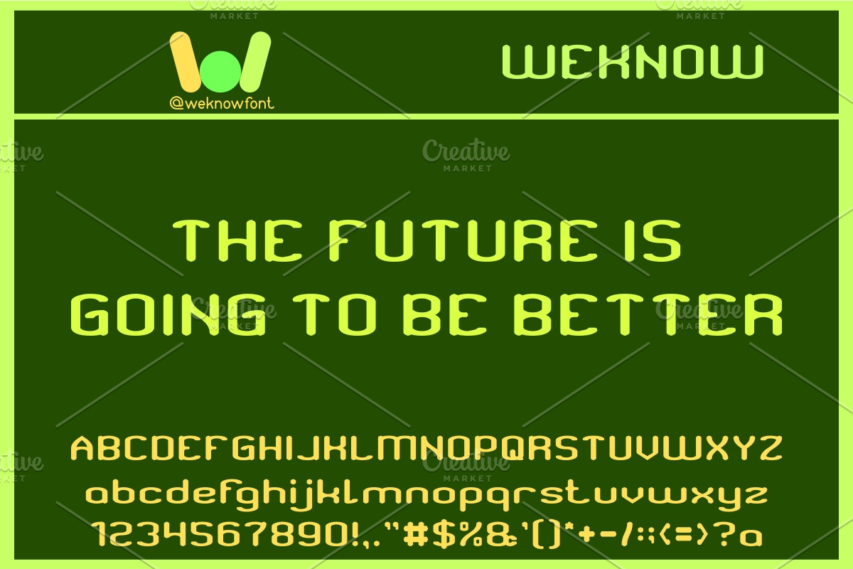 Frequency font, a Font by weknow (Photo 3 of 5)