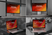 40 Tech & Startup Office Mockups, a Mockup by Vitora Mockup (Thumbnail 10 of 12)