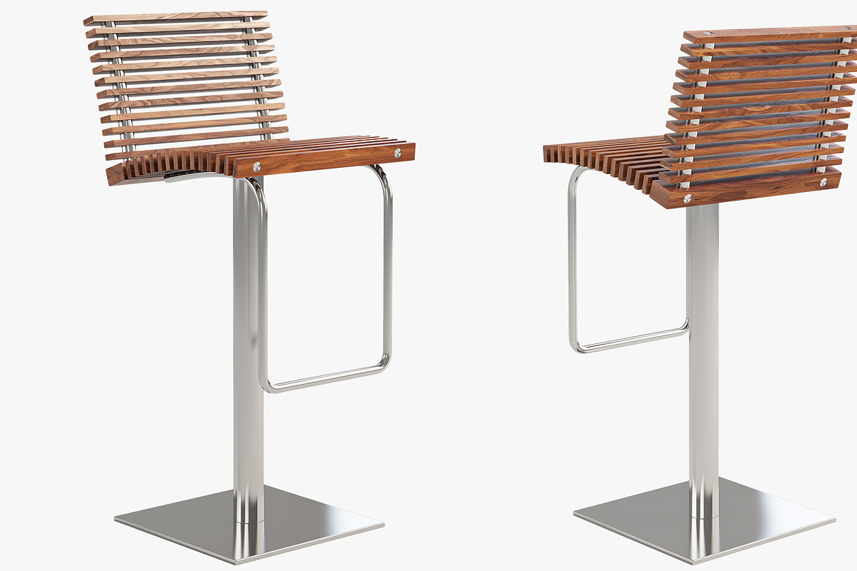 Beltempo Tropical twist bar stool, a Furniture 3D Model by 3dmitruk (Photo 2 of 9)