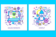 9 line art business illustration., a Finance Illustration by VectorStory (Thumbnail 5 of 5)
