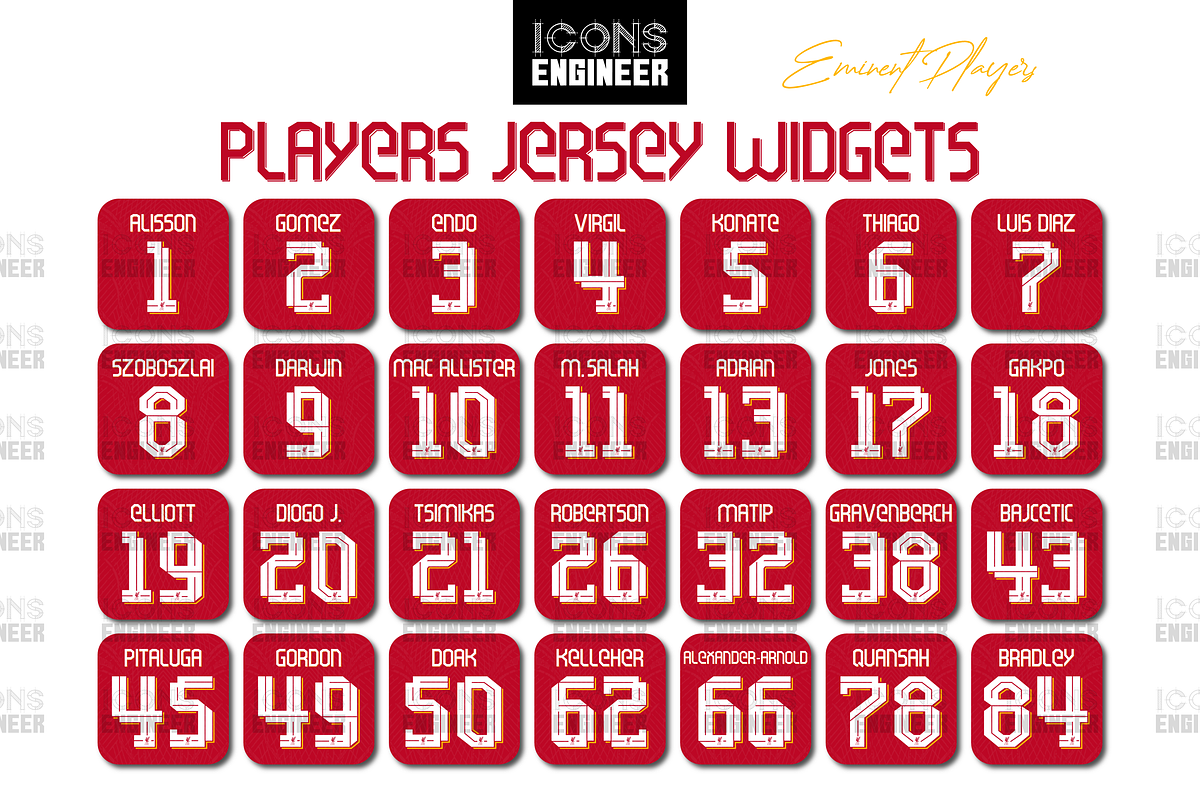 Liverpool FC 23/24 Theme Pack | Home, an Icon by IconsEngineer (Photo 3 of 11)