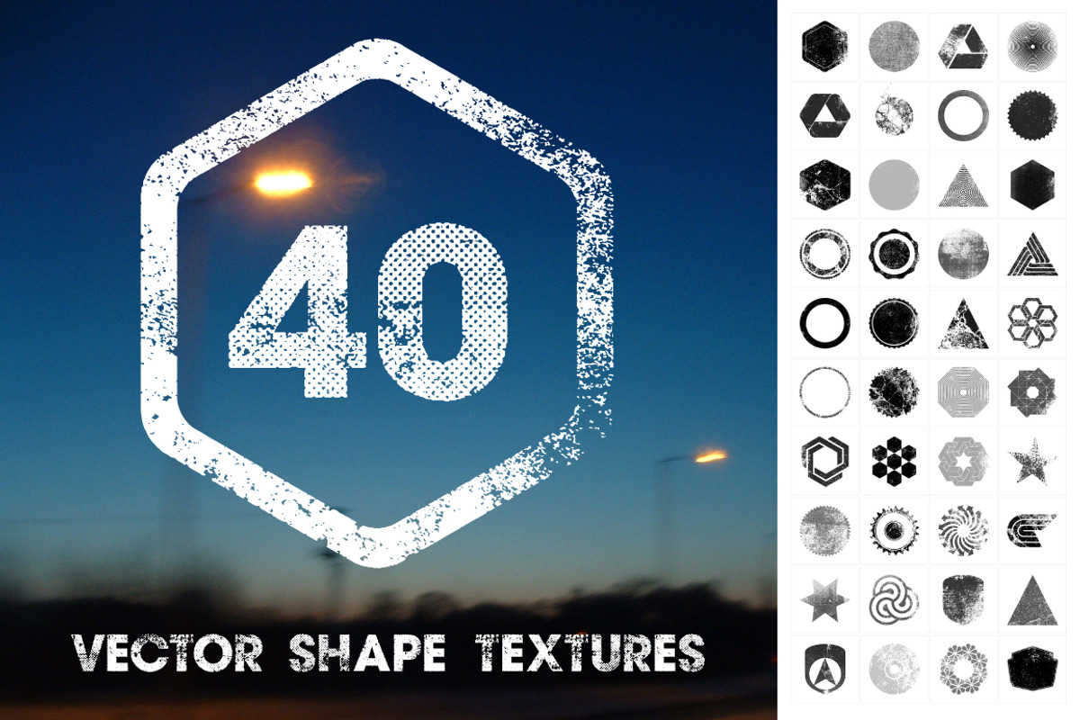 40 Vector Shape Textures