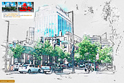 UrbaneXign - Mixed Watercolor Sketch, an Action Add-On by A R T M A R T (Thumbnail 3 of 11)