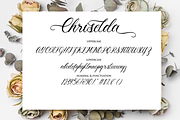 Chriselda - Modern Calligraphy, a Script Font by Fikryal Studio (Thumbnail 9 of 15)
