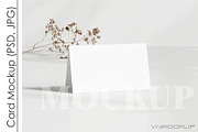 Thank You Card Mockup PSD JPG, a Print Template by VNmockup (Thumbnail 1 of 4)