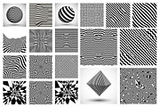 Op Art - Vector backgrounds bundle, a Background Graphic by RDShop (Thumbnail 10 of 14)