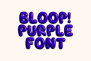 Plum Bounce | Balloon Bitmap Font, a Symbol Font by gafaroff studio (Thumbnail 2 of 4)