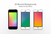 30 iOS 7 Blurred Backgrounds, a Texture Graphic by MARTINI Type Designer (Thumbnail 4 of 4)