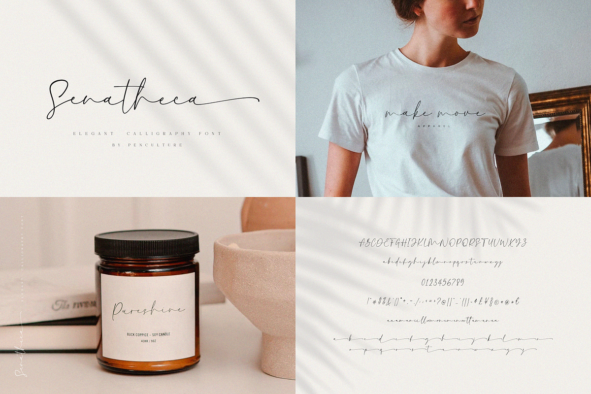 Calligraphy Font Bundle Voll II, a Script Font by Pen Culture (Photo 5 of 10)