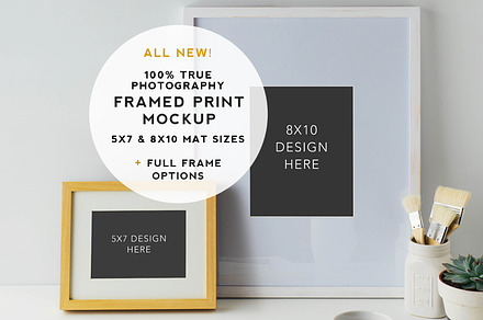 Artist Series Framed Print Mockup #8