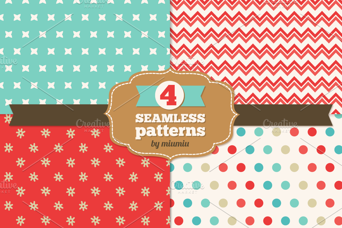 Christmas seamless patterns