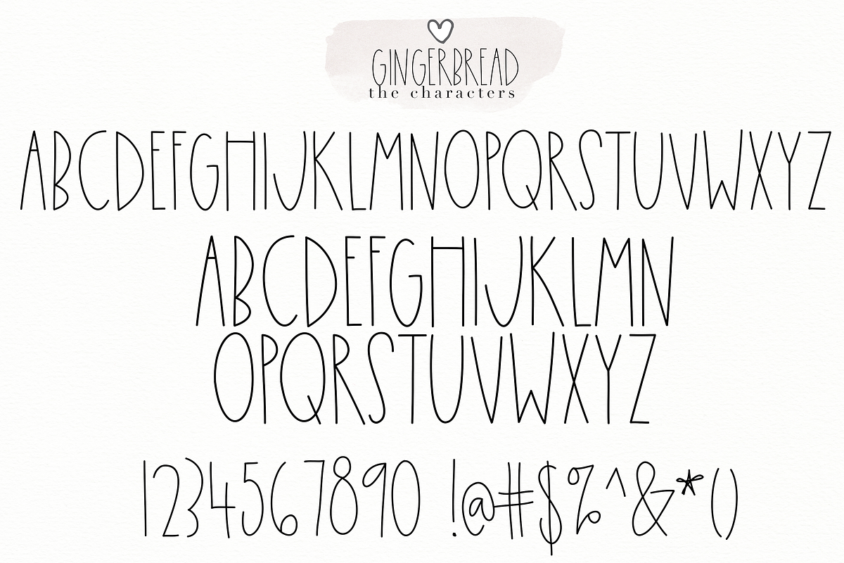 Gingerbread Cookies - A Font Duo, a Script Font by KA Designs (Photo 10 of 10)