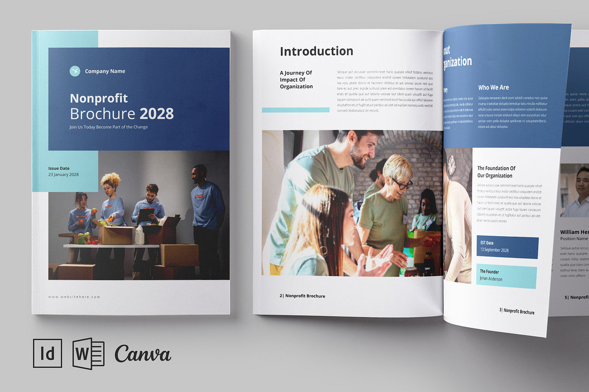 Nonprofit Brochure | Canva & Word