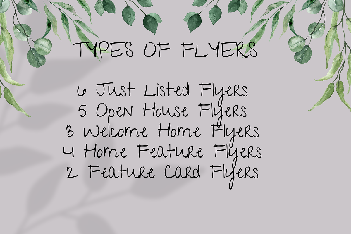 REAL ESTATE FLYER TEMPLATES BUNDLE, a Marketing Template by Daring Digies (Photo 3 of 9)