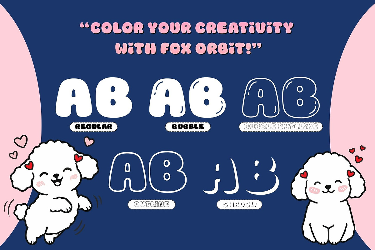 Fox Orbit Font, a Symbol Font by Fox7 By Rattana (Photo 2 of 15)