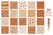 Boho Style: Earth Tones, a Pattern Graphic by Zim Varezhkin (Thumbnail 2 of 11)