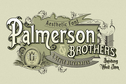 Palmerson, a Serif Font by uncurve