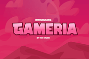 GAMERIA - Gaming Font, a Font by tokokoo (Thumbnail 4 of 15)