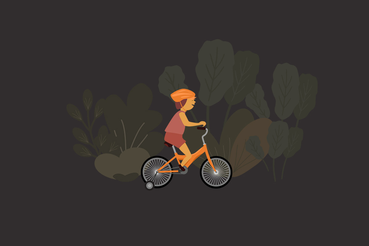 Bike / bicycle vector set, an Illustration by land art (Photo 16 of 20)