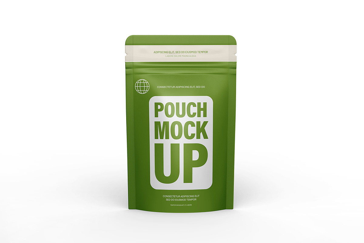 Zipper Pouch Packaging Design Mockup, a Packaging Mockup by Ram Studio LLC (Photo 2 of 14)