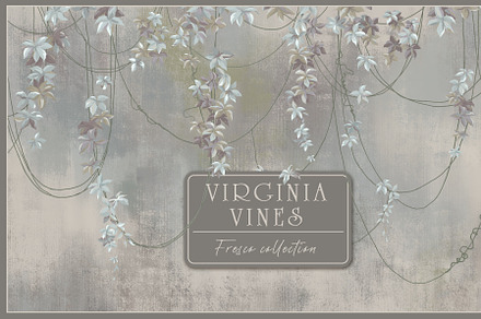 Fresco collection Virginia vines, a Wallpaper Graphic by Natalia0307