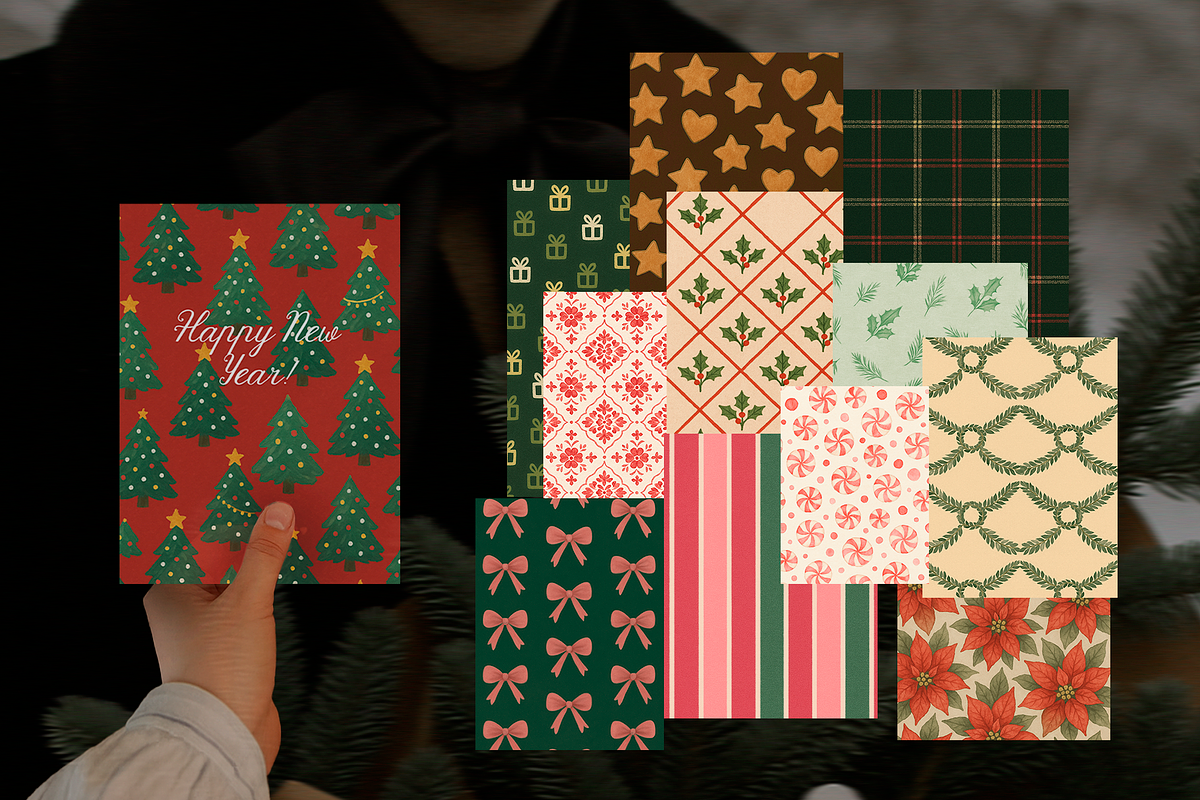 Storybook Christmas Prints, a Background Graphic by Lidberia (Photo 8 of 9)