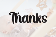 Chubby Baby | Script Font, a Handwritten Font by Scratchones (Thumbnail 9 of 9)