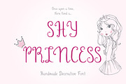 Shy Princess Decorative Font, a Script Font by Moo Graphics (Thumbnail 1 of 5)