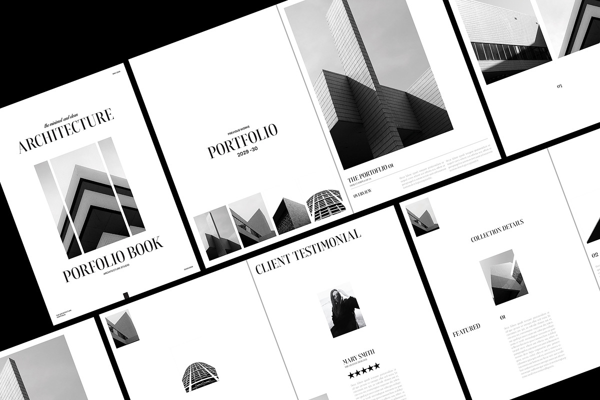 Architecture Portfolio Book, a Brochure Template by Devators (Photo 1 of 7)