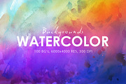 50% OFF 100 Watercolor Backgrounds 2, a Texture Graphic by ArtistMef (Thumbnail 5 of 5)