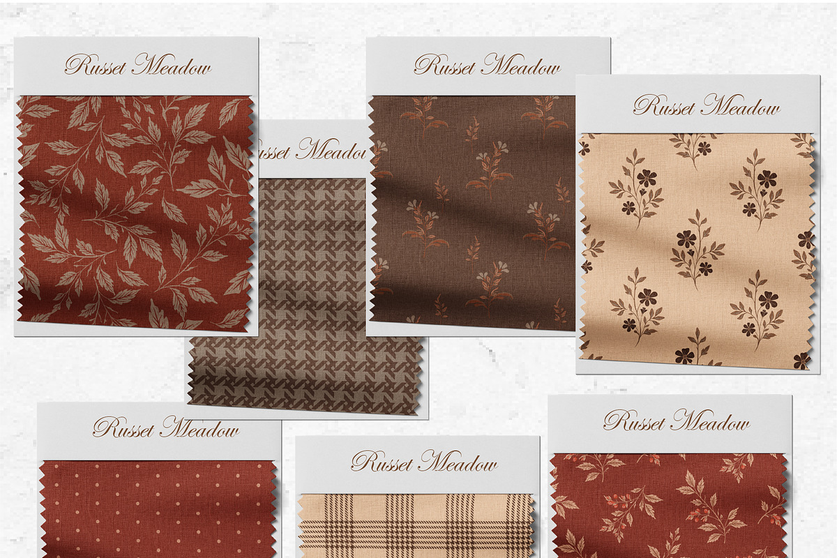 Russet Meadow - Seamless Patterns, a Pattern Graphic by InaCorart (Photo 4 of 13)