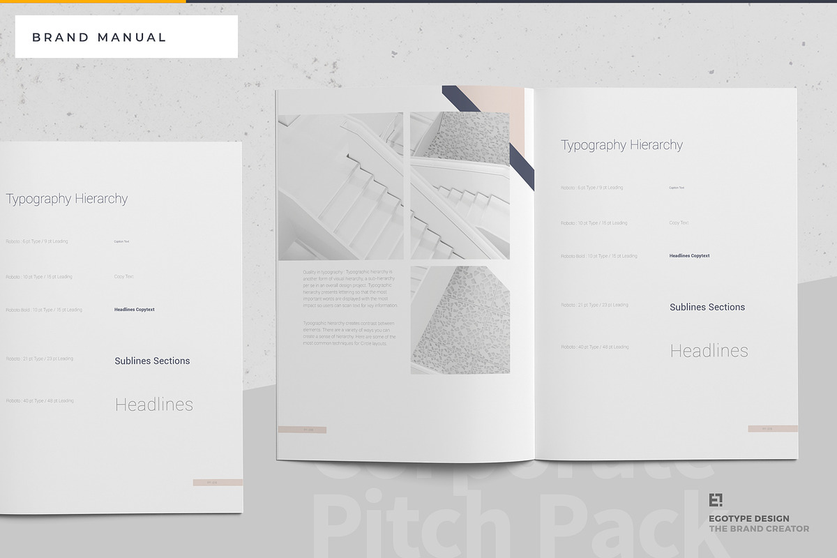 Calm Brand Guidelines, a Brochure Template by Egotype (Photo 7 of 23)