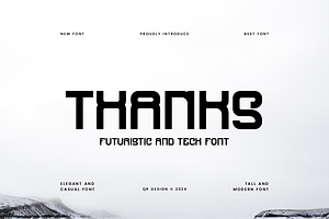 Gasbior - Futuristic & Tech Font