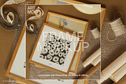 Framed Art (Square): PSD mockup set, a Merchandise Mockup by MCKP*ME (Thumbnail 7 of 9)