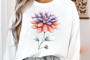 Whimsical Spring Flowers Clipart, an Illustration by GatewayDesign (Thumbnail 3 of 6)